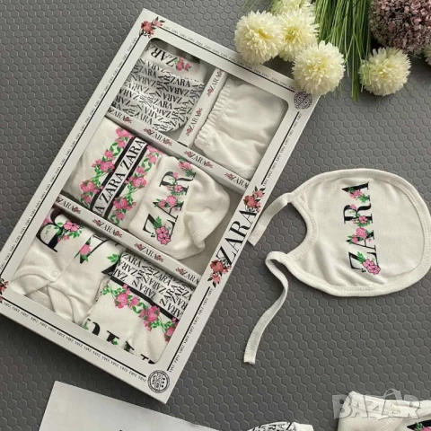 комплект дрехи за новородени Zara Moncler gucci prada christian dior , снимка 14 - Комплекти за бебе - 50574757