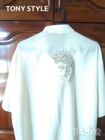 VERSACE Оригинал Нова Мъжка Риза с Яка L, снимка 9 - Ризи - 51667786