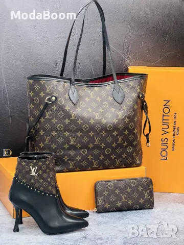 Louis Vuitton дамски комплекти, снимка 5 - Дамски боти - 48125234