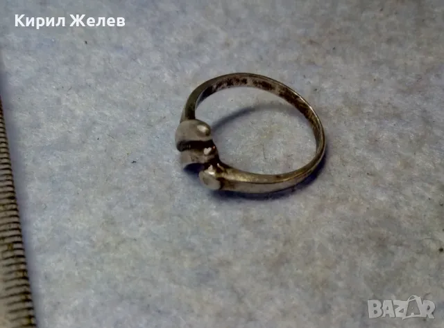 СТИЛЕН АРТ ДИЗАЙН СРЕБЪРЕН ПРЪСТЕН СРЕБРО 925 ПРОБА РЪЧНА РАБОТА 49887, снимка 9 - Пръстени - 49757495