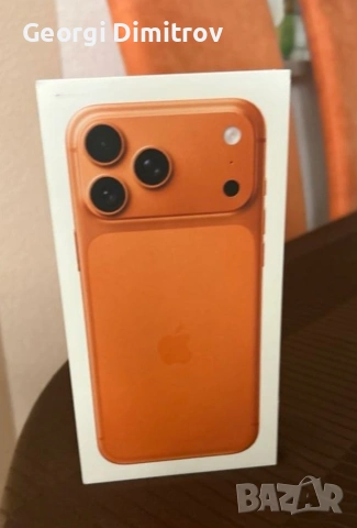 Нов запечатан iPhone 17 Pro Cosmic Orange 256 GB гаранция А1