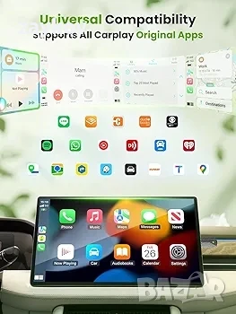 Мини безжичен CarPlay адаптер за Великобритания с бърза и стабилна 5GHz Wi-Fi и Bluetooth, снимка 5 - Аксесоари и консумативи - 50773029