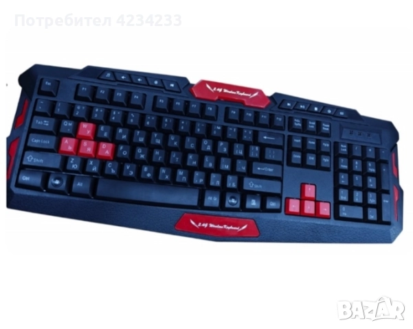 безжична клавиатура и мишка , снимка 4 - Клавиатури и мишки - 52909150