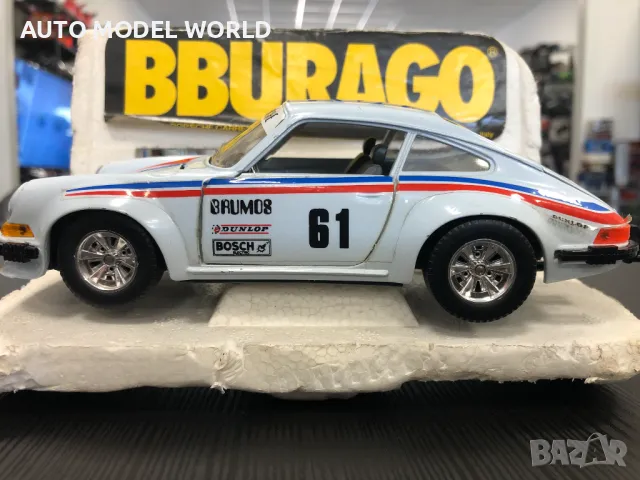 Метална колекционерска количка BURAGO PORSCHE 2бр. 1:24 мащаб, снимка 2 - Колекции - 46969372