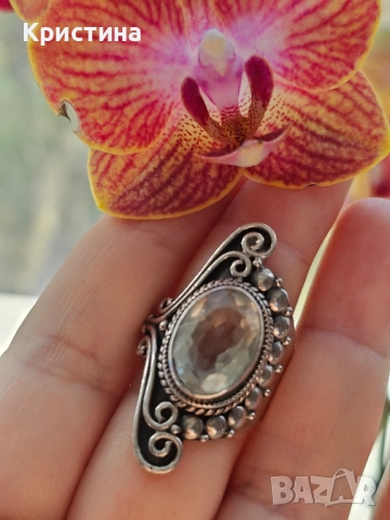Много красив сребърен пръстен, снимка 2 - Пръстени - 52223307