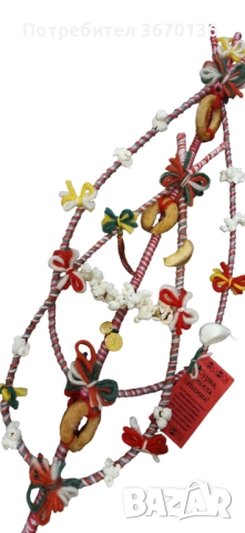 Български традиционни сурвачки – ръчна изработка 70см, снимка 5 - Декорация за дома - 52752100