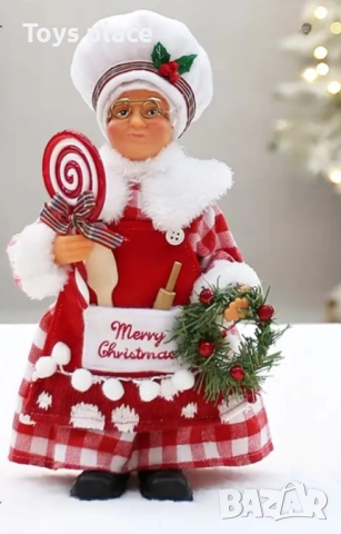 Баба Коледа Коледна декоративна фигура, снимка 2 - Декорация за дома - 52406175
