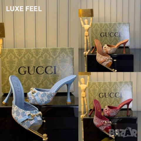 Gucci ⚜️Дамски Чехли, снимка 4 - Чехли - 54152316