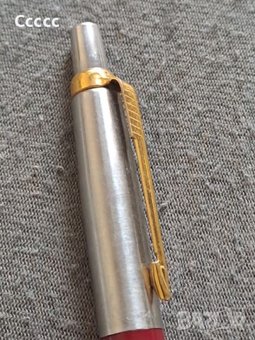 Ретро химикалка PARKER бакелит и позлатена клипса, снимка 4 - Колекции - 46400119