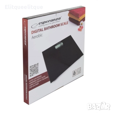 Кантар за тегло дигитален Esperanza, батерия, LCD екран, 180кг., снимка 4 - Друга електроника - 50106827