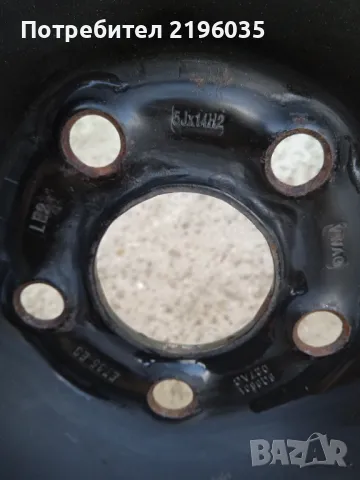 4 броя запазени железни джанти за vw polo..skoda fabia R14, снимка 7 - Гуми и джанти - 49881274