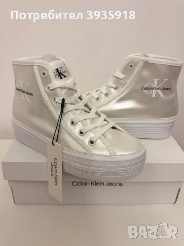 Високи Маратонки Calvin Klein, снимка 1