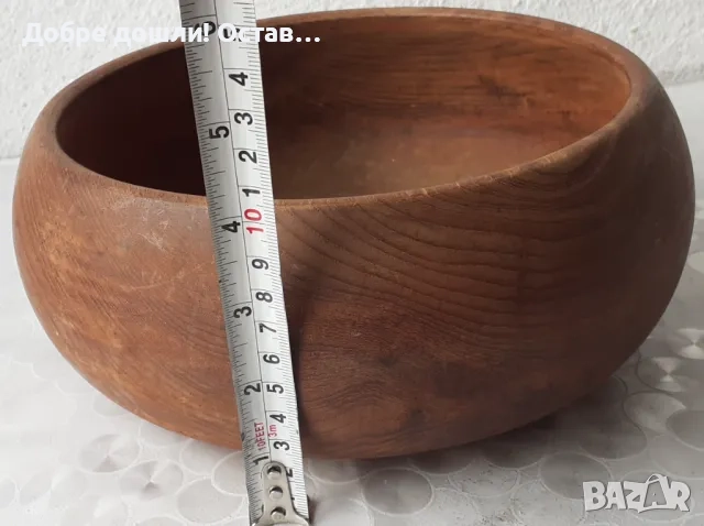 дървен съд купа копанка съд дърворезба, дървени съдове, снимка 14 - Други - 29592294