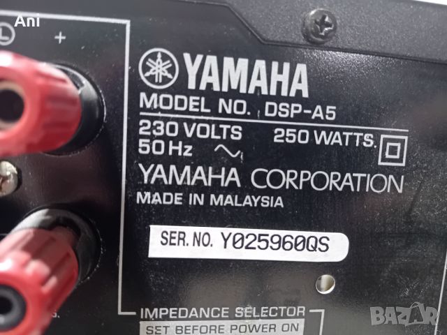 Ресийвър - Yamaha DSP-A5, снимка 8 - Ресийвъри, усилватели, смесителни пултове - 46168004