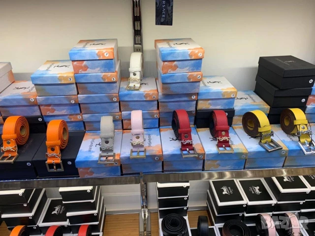 колани от естествена кожа в кутия louis vuitton gucci fendi , снимка 5 - Колани - 51151398