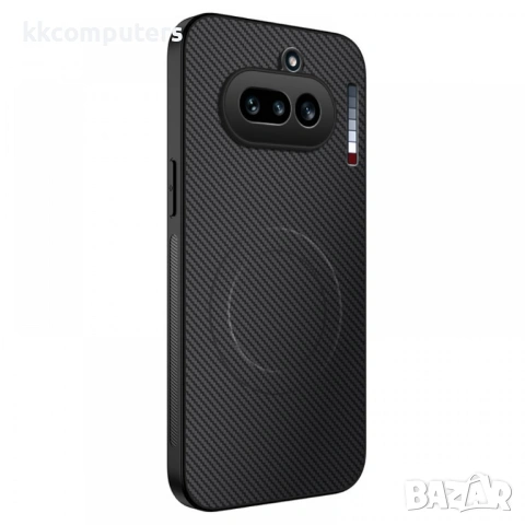 WANLONFENG TQ Магнитен Калъф за Nothing Phone (4a) - PC+TPU, Карбон текстура, 4 цвята