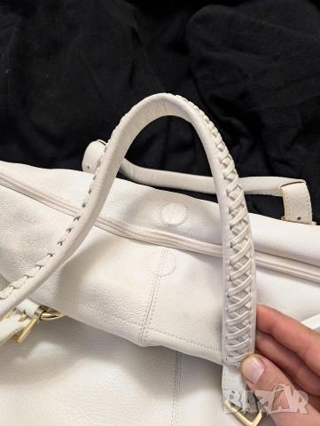  луксозна голяма дамска чанта Tosca Blu Италия , снимка 6 - Чанти - 53851476