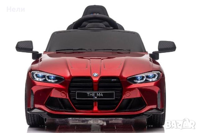 Акумулаторен КОЛА Лицензиран BMW M4 ,12V батерия, C MP3, снимка 18 - Детски велосипеди, триколки и коли - 46663786