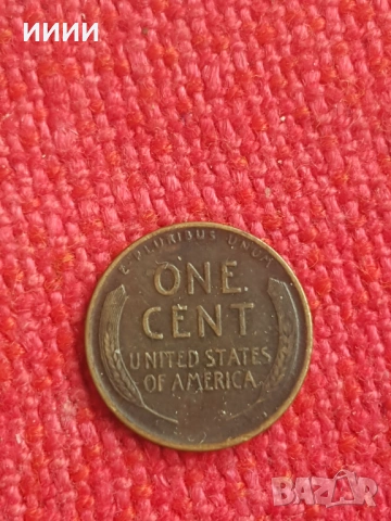 Монета 1 цент 1919 