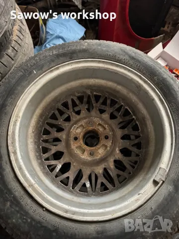 BBS RA 4x100 r15 golf mk2 gti, снимка 8 - Гуми и джанти - 45911247