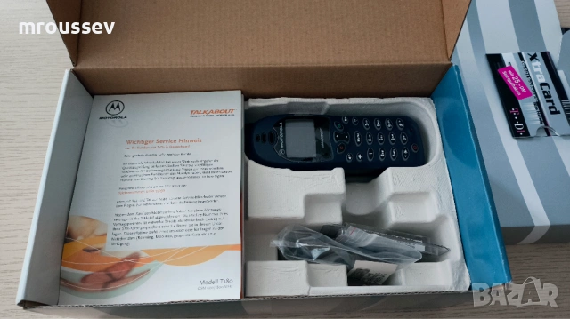 Motorola Talkabout 180 - Чисто НОВ/Пълен комплект