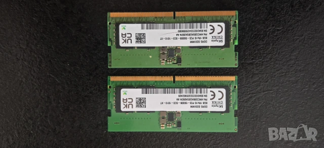 Продавам Нова Рам Памет SoDimm за Лаптопи Hynix 2x8Gb DDR5 5600Mhz
