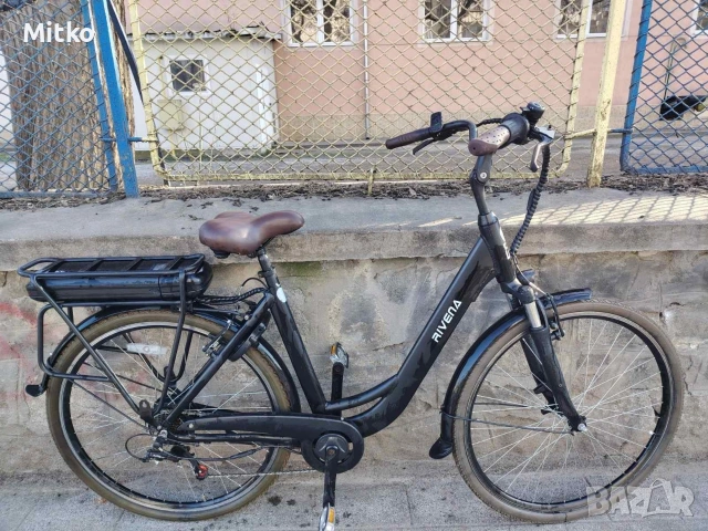 28 цола електрически велосипед с 7 скорости усилени капли амортисьори предни като нов , снимка 11 - Велосипеди - 53864904