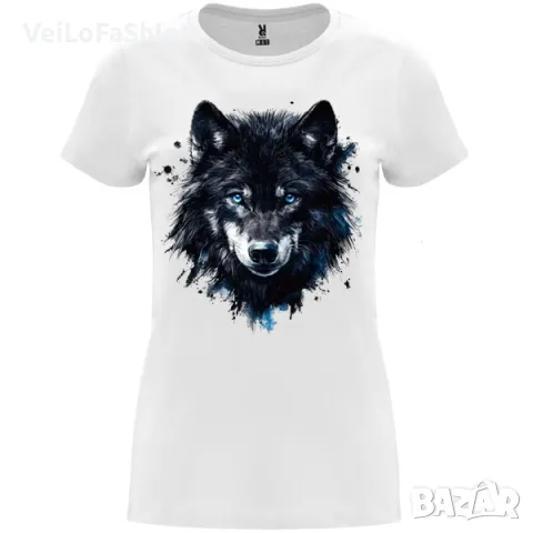 ХИТ! Нова дамска тениска с Вълк - Blue Eyes