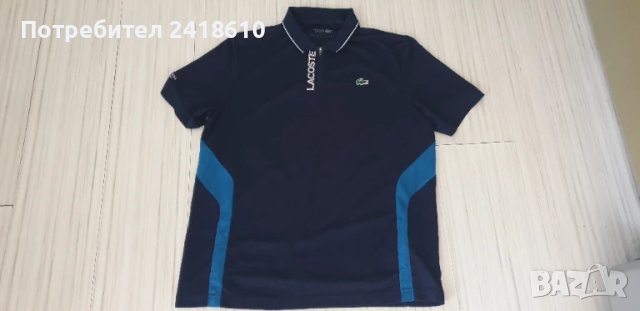Lacoste Sport Pique  3/4 Zip Mens Size 6 - XL НОВО! ОРИГИНАЛ! Мъжка Тениска!, снимка 2 - Тениски - 50948615