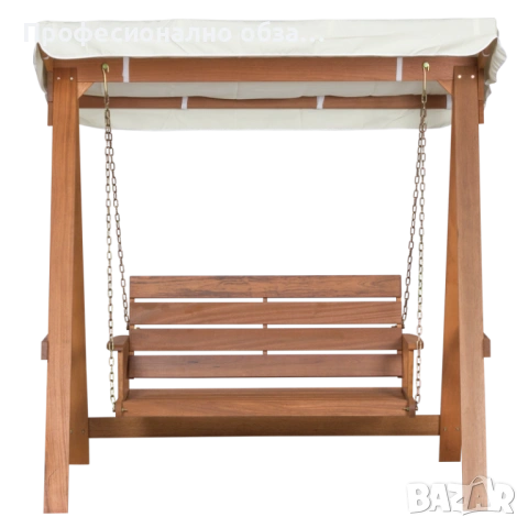 3-местна дървена люлка олекотен,но стабилен модел от дърво меранти на супер цена!НА склад!, снимка 3 - Градински мебели, декорация  - 53996336