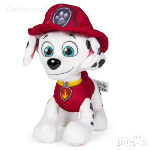 Плюшена играчка Пес Патрул Маршал, Paw Patrol Marshall