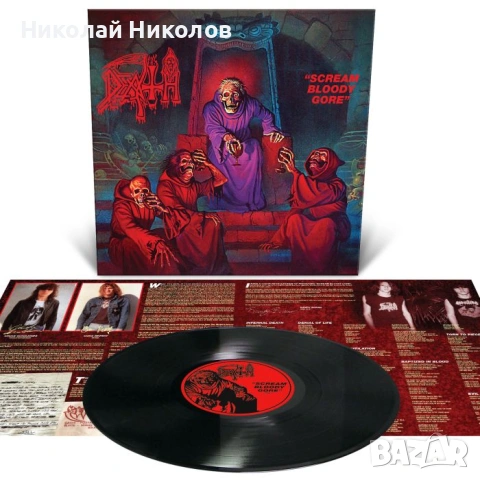 DEATH "Scream Bloody Gore"- LP VINYL (плоча), снимка 2 - Грамофонни плочи - 53778141
