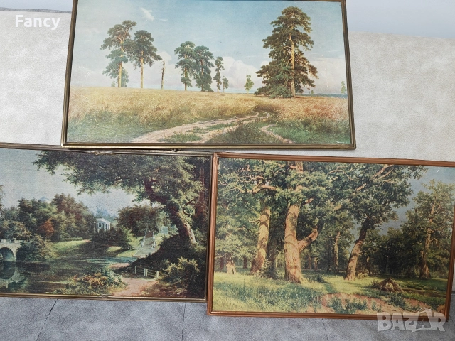 Стари картини офсетов печат, снимка 6 - Антикварни и старинни предмети - 52696621