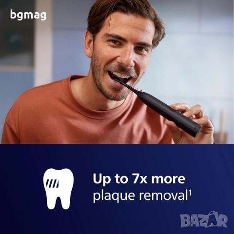 Philips Sonicare 5300 (HX7101/01) електрическа четка за зъби-черен цвят, снимка 2 - Други - 52107266