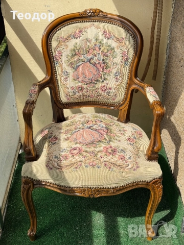 Стол Луй 15 уникат, снимка 5 - Столове - 51633091