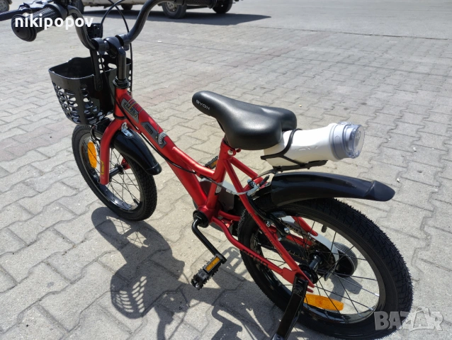 BYOX Детски велосипед 16" ROBO червен, снимка 8 - Велосипеди - 53759333