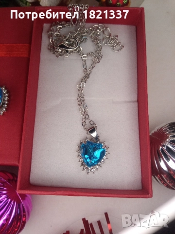 Комплект колие и обици , снимка 3 - Бижутерийни комплекти - 52829668