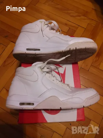 Nike air flight legacy 

triple white маратонки 43, снимка 1 - Маратонки - 47632779