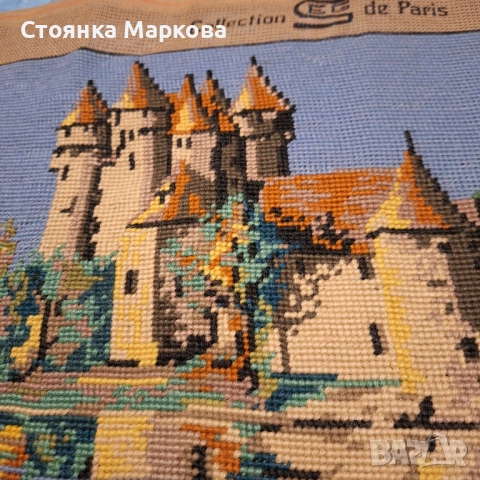 Ушит гоблен с конци, снимка 2 - Гоблени - 53138694