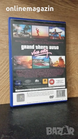 Игра за PlayStation 2 GTA Vice City , снимка 2 - Игри за PlayStation - 54093683