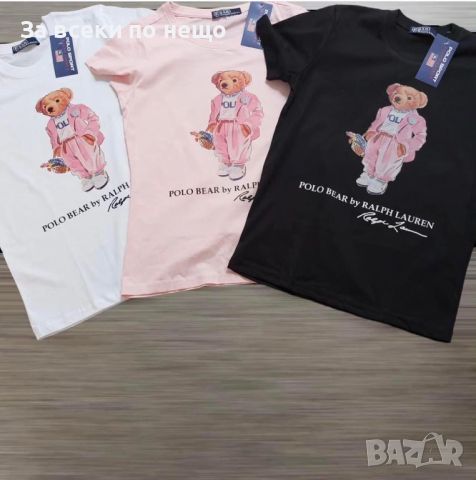 Дамска тениска Ralph Lauren Polo Bear👚Дамска блуза с къс ръкав Код LFS14, снимка 2 - Тениски - 46775283