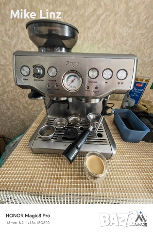 Sage Espresso Machine With Grinder BES875 BSS, снимка 10 - Кафемашини - 54212220