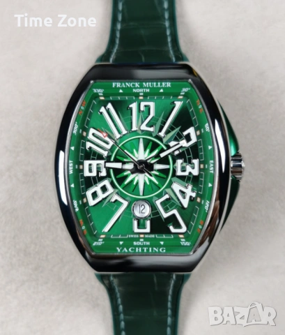 Franck Muller Vanguard Yachting 45mm Steel Blue Dial Swiss Movement Automatic Различни Варианти, снимка 12 - Мъжки - 54059527
