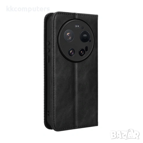 Ретро Кожен Калъф за Xiaomi 17 Ultra 5G - Портфейл, Магнитен, Стойка, Слотове, 4 цвята, снимка 10 - Калъфи, кейсове - 53727412