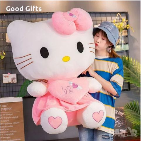 Голяма плюшена играчка Hello Kitty, 105см, снимка 7 - Плюшени играчки - 45187790