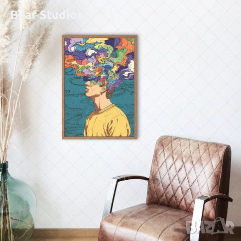 Постер / плакат, матов - Вселена на въображение, снимка 2 - Картини - 54151702