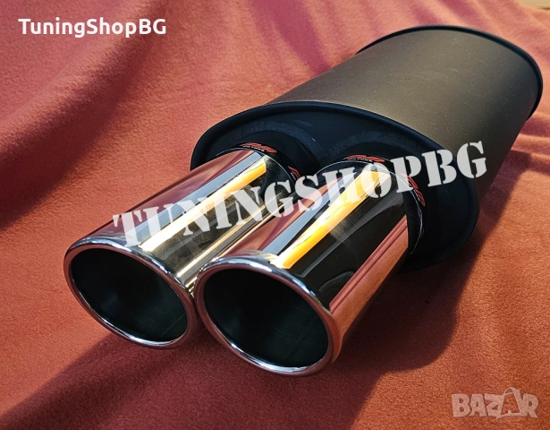 Спортно гърне RM MOTORS с полирани накрайници 63 мм, снимка 3 - Части - 52586385