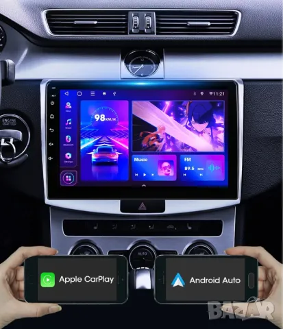 VW двоен DIN 10" мултимедия с Android 12 за Volkswagen PASSAT B7 B6 CC 2010-2015, снимка 10 - Аксесоари и консумативи - 47238041