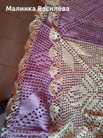 плетиво покривка за спалня , снимка 4 - Спални и легла - 53838187