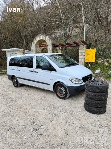 Mercedes Vito 111CDI 9места XXXL W639 6скорости 2008г, снимка 3 - Бусове и автобуси - 53879488